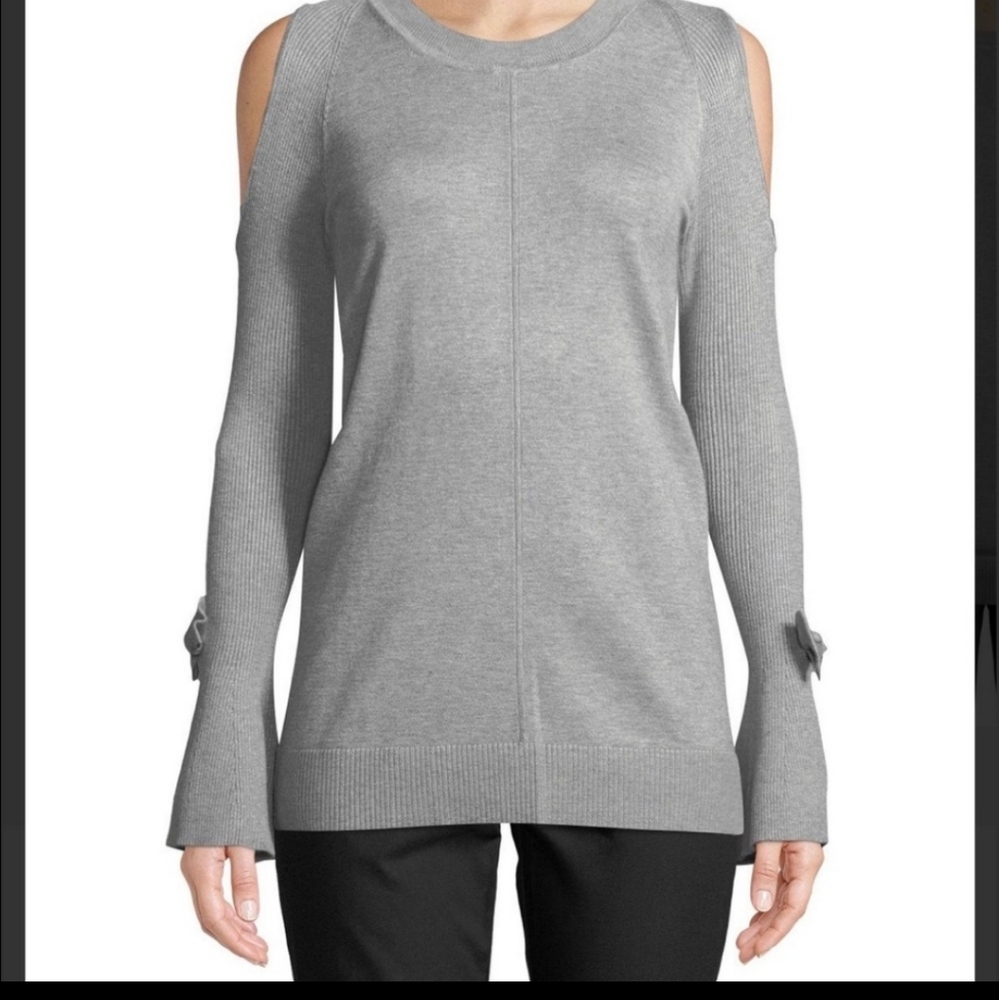 Karl Lagerfeld cold shoulder sweater